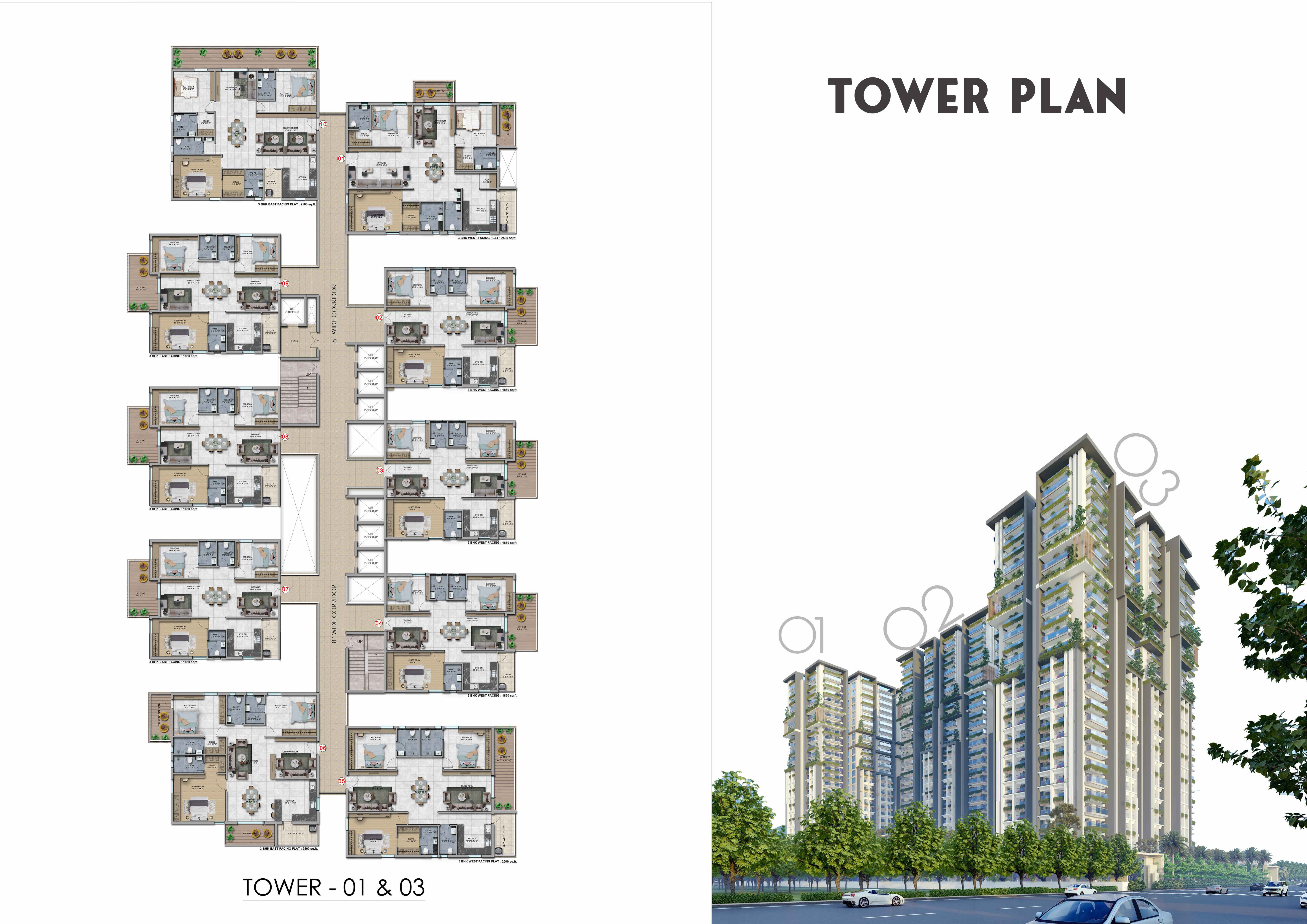 Cyber Homes Towers Image