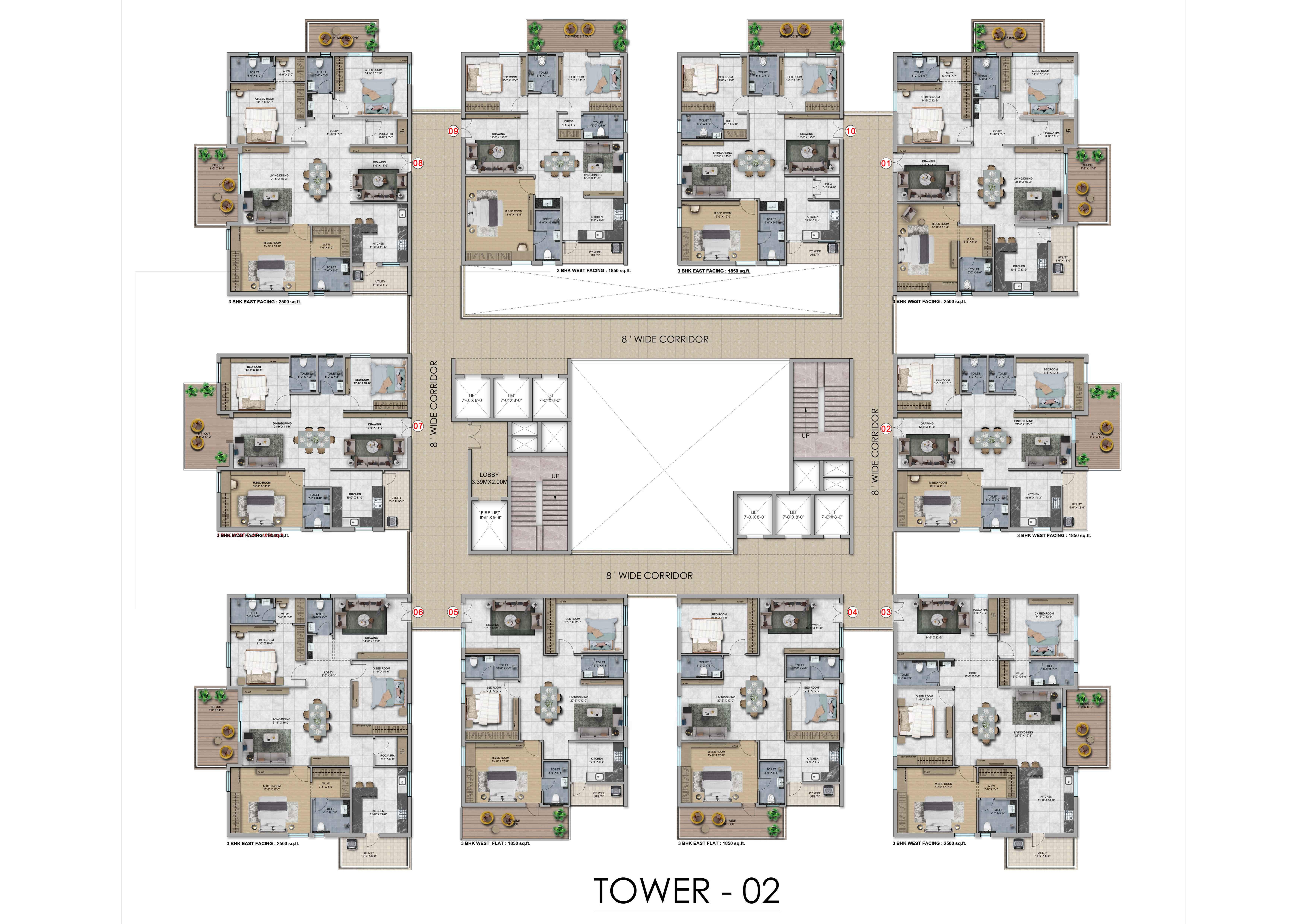 Cyber Homes Towers Image